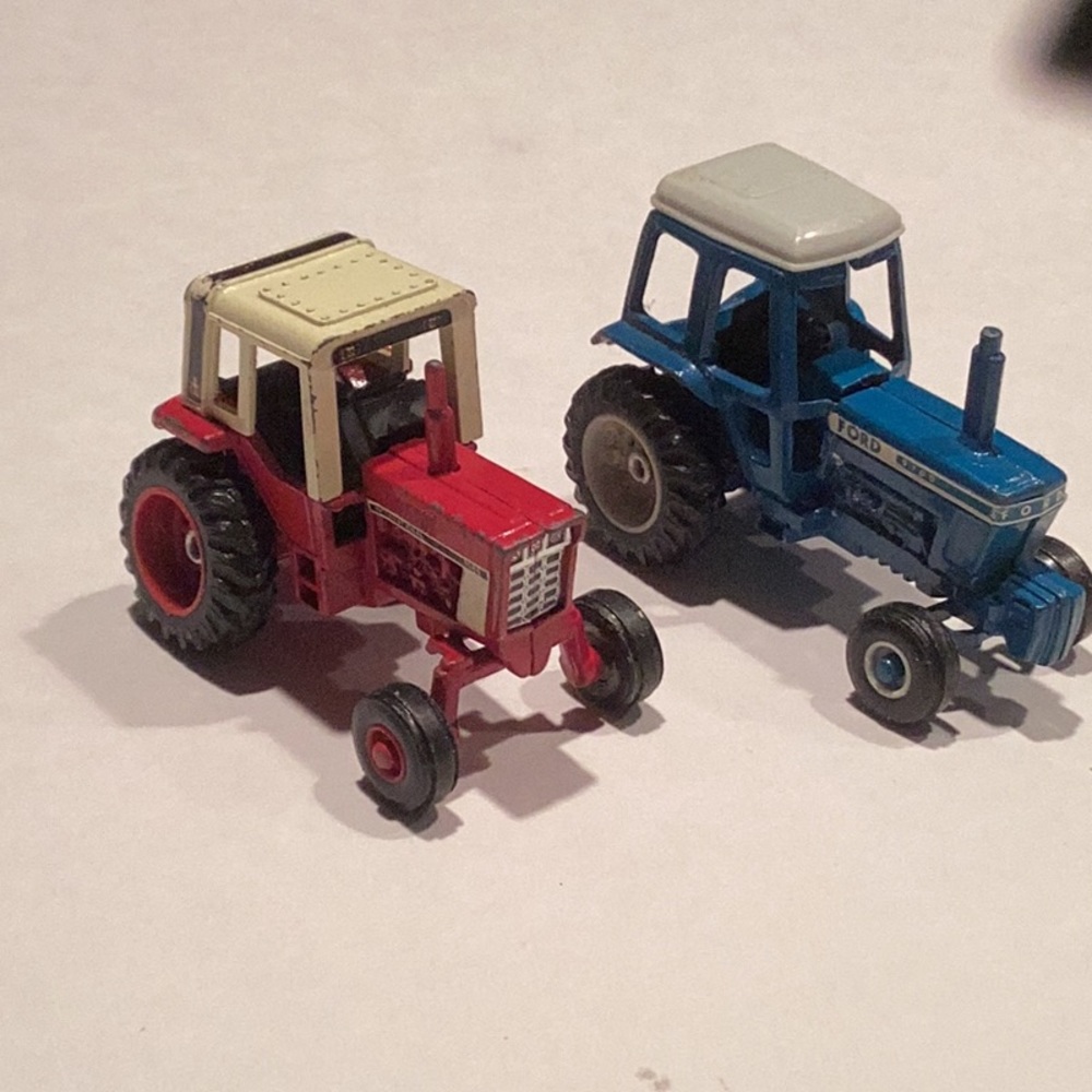 2 Vintage ERTL Diecast Model Tractors
